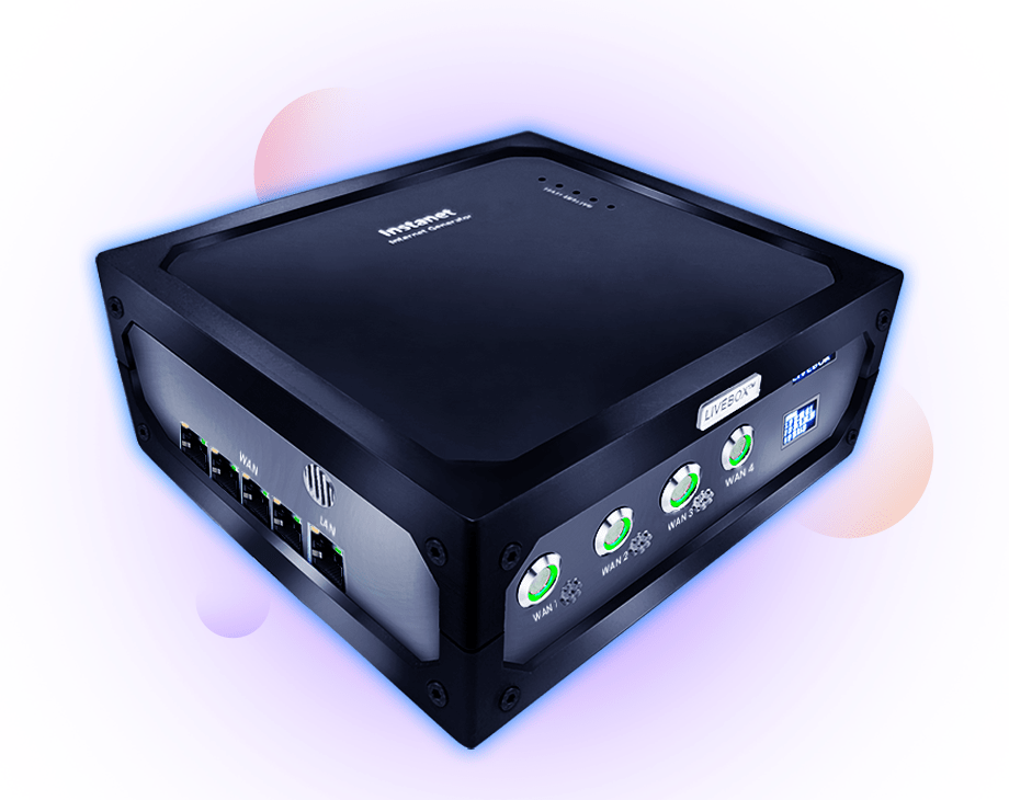 Instanet multi WAN bonding device